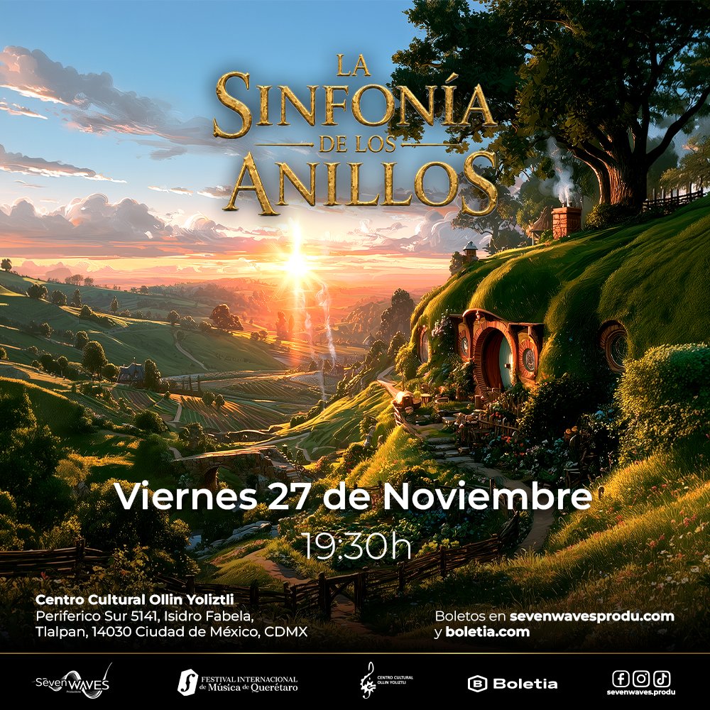 Cartel oficial de La Sinfonía de los Anillos